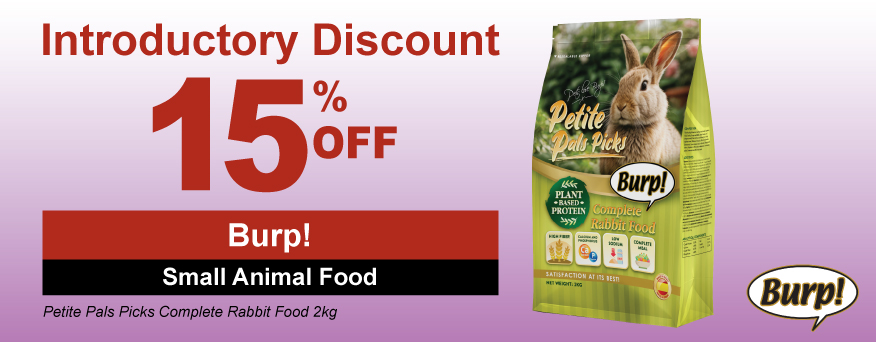 Burp! Small Animal Food Promo